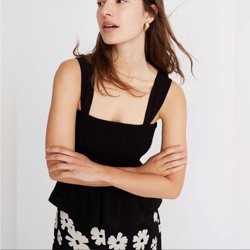 Madewell peplum top